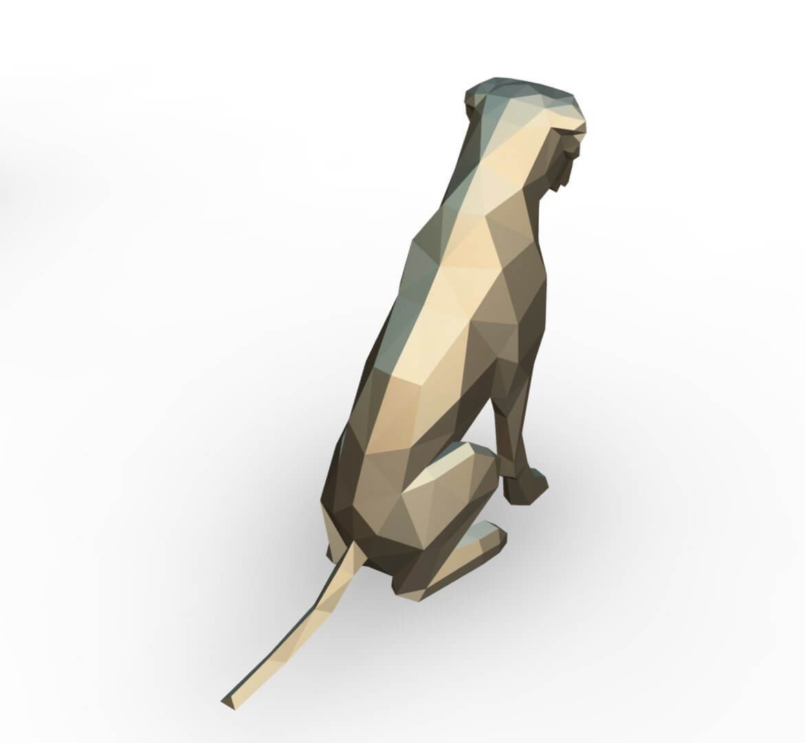 Low Poly Boxer - 3D Model by lowpoly_print