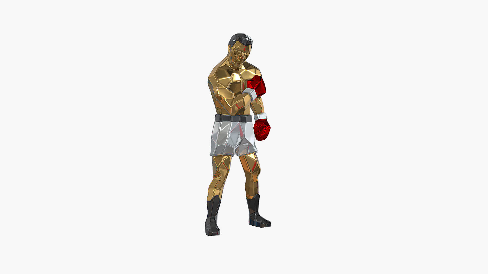 Muhammad Ali Figurines - 3D Print Model by lowpoly_print