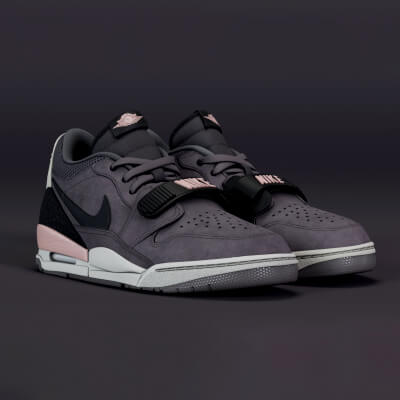 jordan legacy 312 low gunsmoke coral stardust