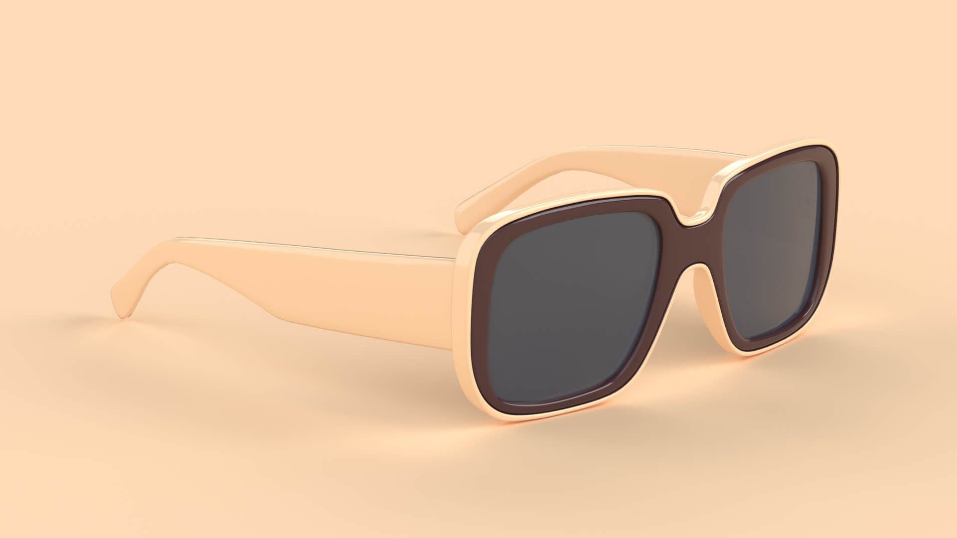 Round Eyewear Glasses - 3D Model by LowPoly-Studio