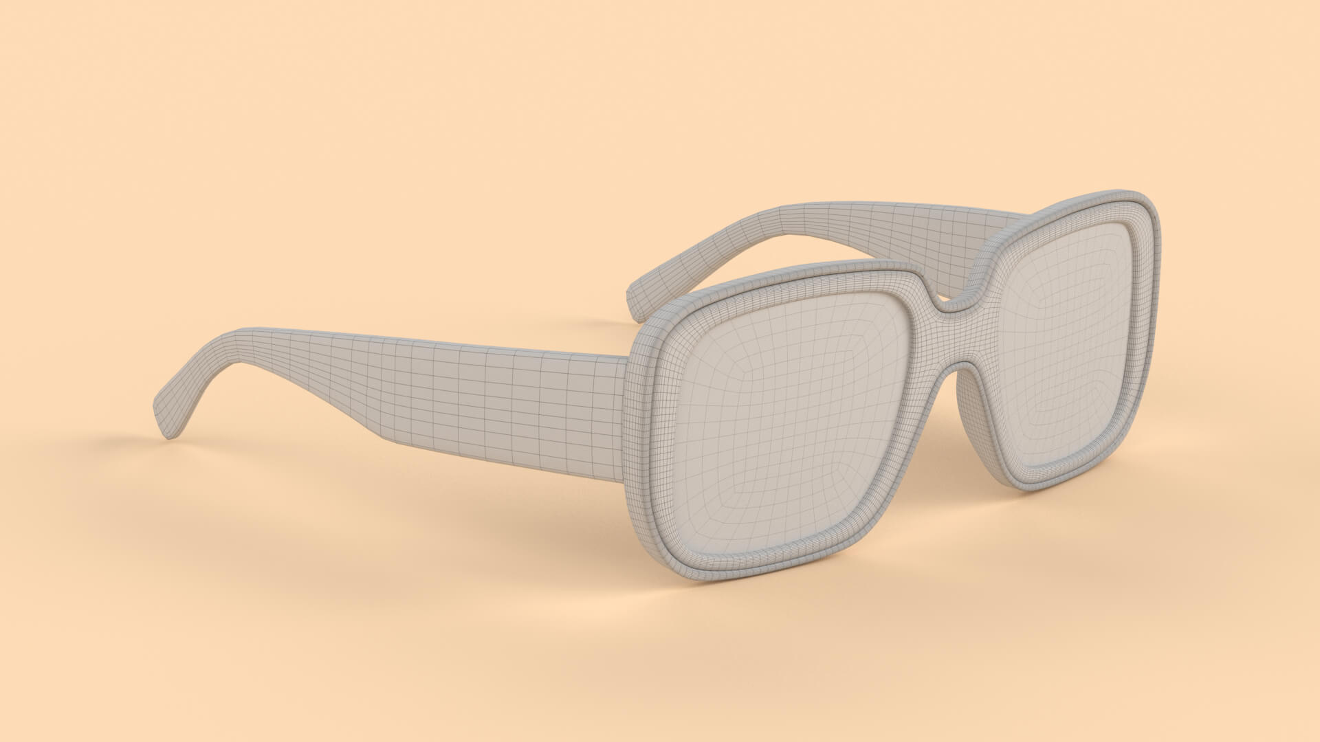 Round Eyewear Glasses - 3D Model by LowPoly-Studio