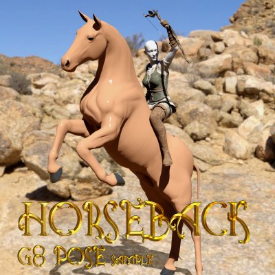 Horse Back Pose sample For G8F