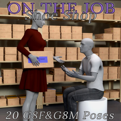 On The Job - Shoe Shop Poses for G8F and G8M