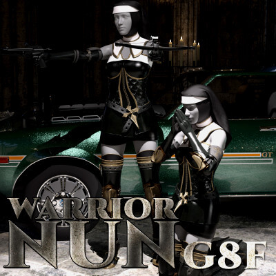 Warrior Nun Poses for G8F