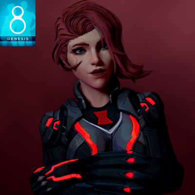 Black Widow for Genesis 8