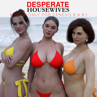 Desperate Housewives - Morph Bundle for Genesis 8 &amp 8.1