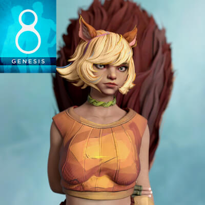 Squirrel Girl for Genesis 8