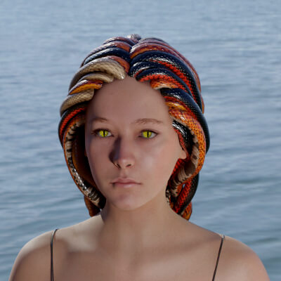 Medusa the Greek Mythology Maiden