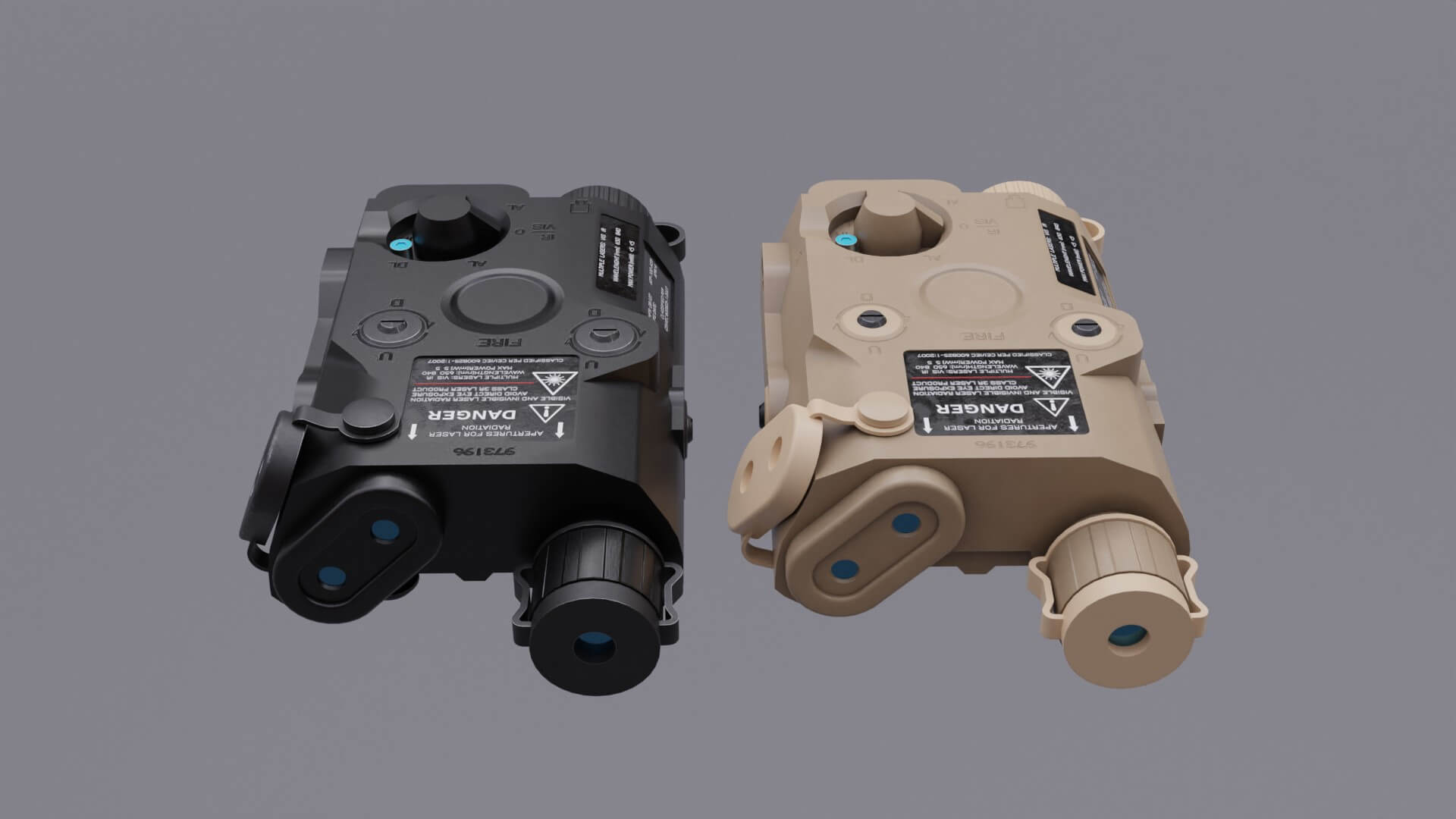 Advanced Target Pointer Illuminator Aiming Laser ATPIAL 3D Model by