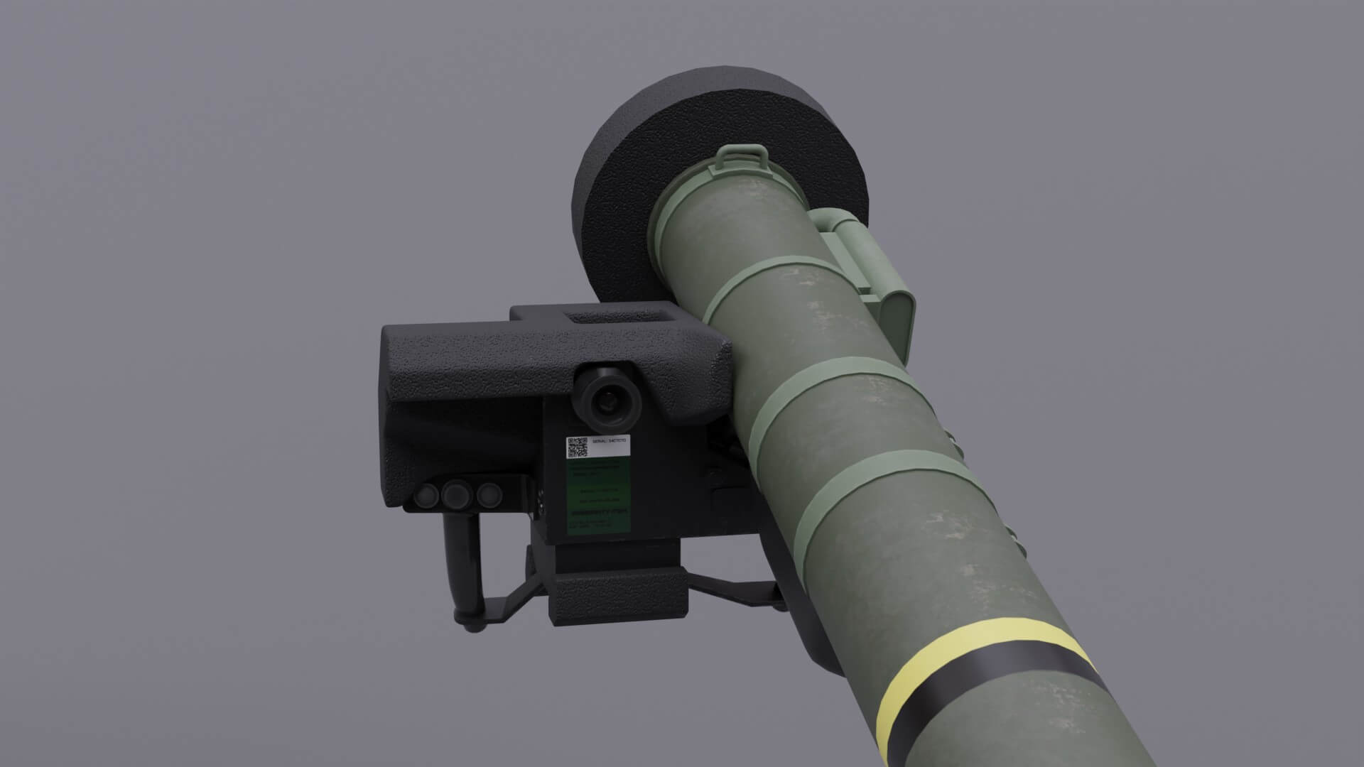 Javelin FGM148 Anti Tank Missile 3D Model by