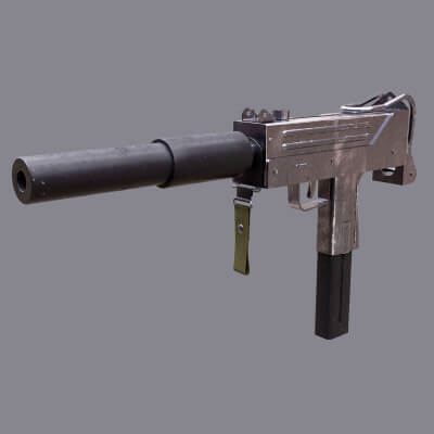 MAC 10 Submachine Gun by luisbcompany