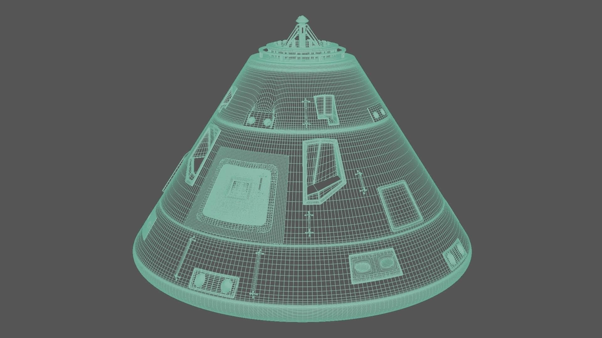 Apollo Command Module - 3D Model by LukaDT