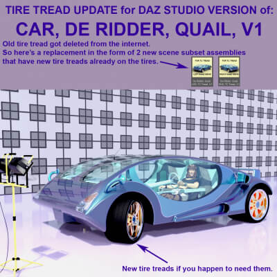 Car De Ridder Quail TC Tread Add On Version V1