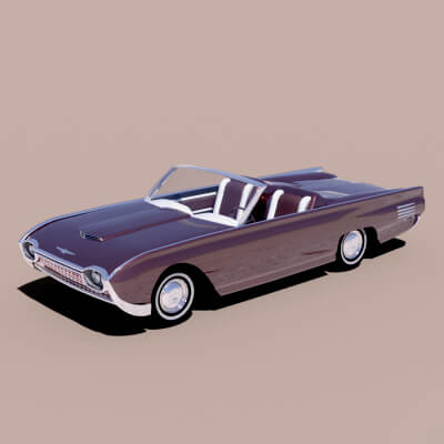 Car Ford Thunderbird 1961 Birdman V1