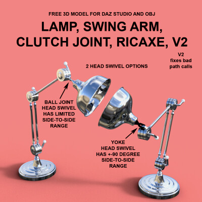 Lamp Swing Arm Clutch Joint Ricaxe V2