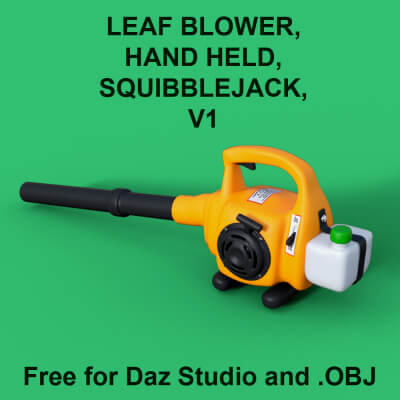 Leaf Blower Hand Held SquibbleJack V1