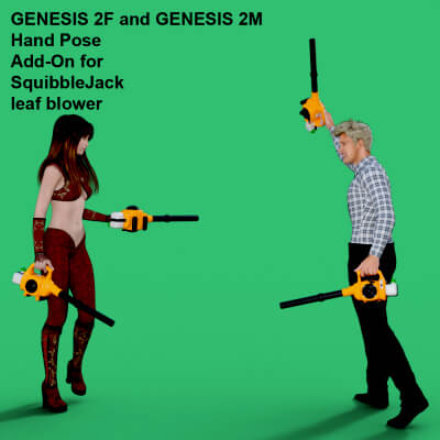 Leaf Blower SquibbleJack G2 Pose Add-On V1 by lukon
