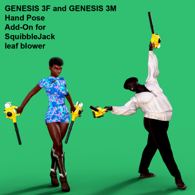 Leaf Blower SquibbleJack G3 Pose Add-On V1