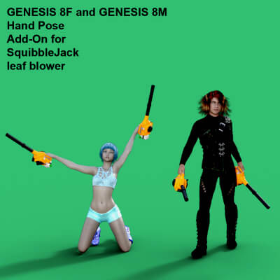 Leaf Blower SquibbleJack G8 Pose Add-On V1