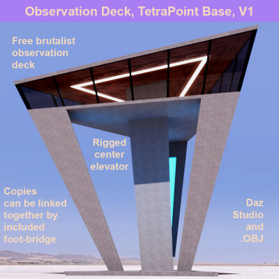 Observation Deck Tetrapoint Base V1 by lukon