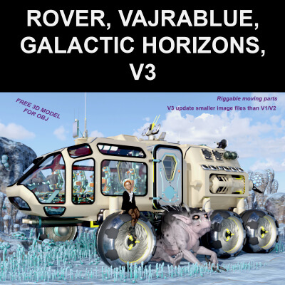 Rover Vajrablue Galactic Horizons V3 OBJ