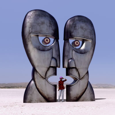 Sculpture Giant Metal Head Dazinbane