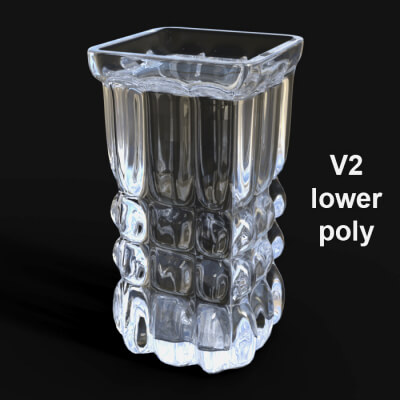 Vase Crystal Orrefors P 9209 221 V2