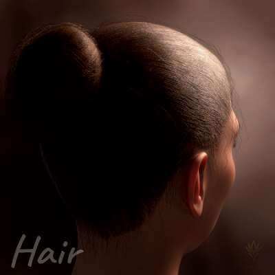Updo Hair G9