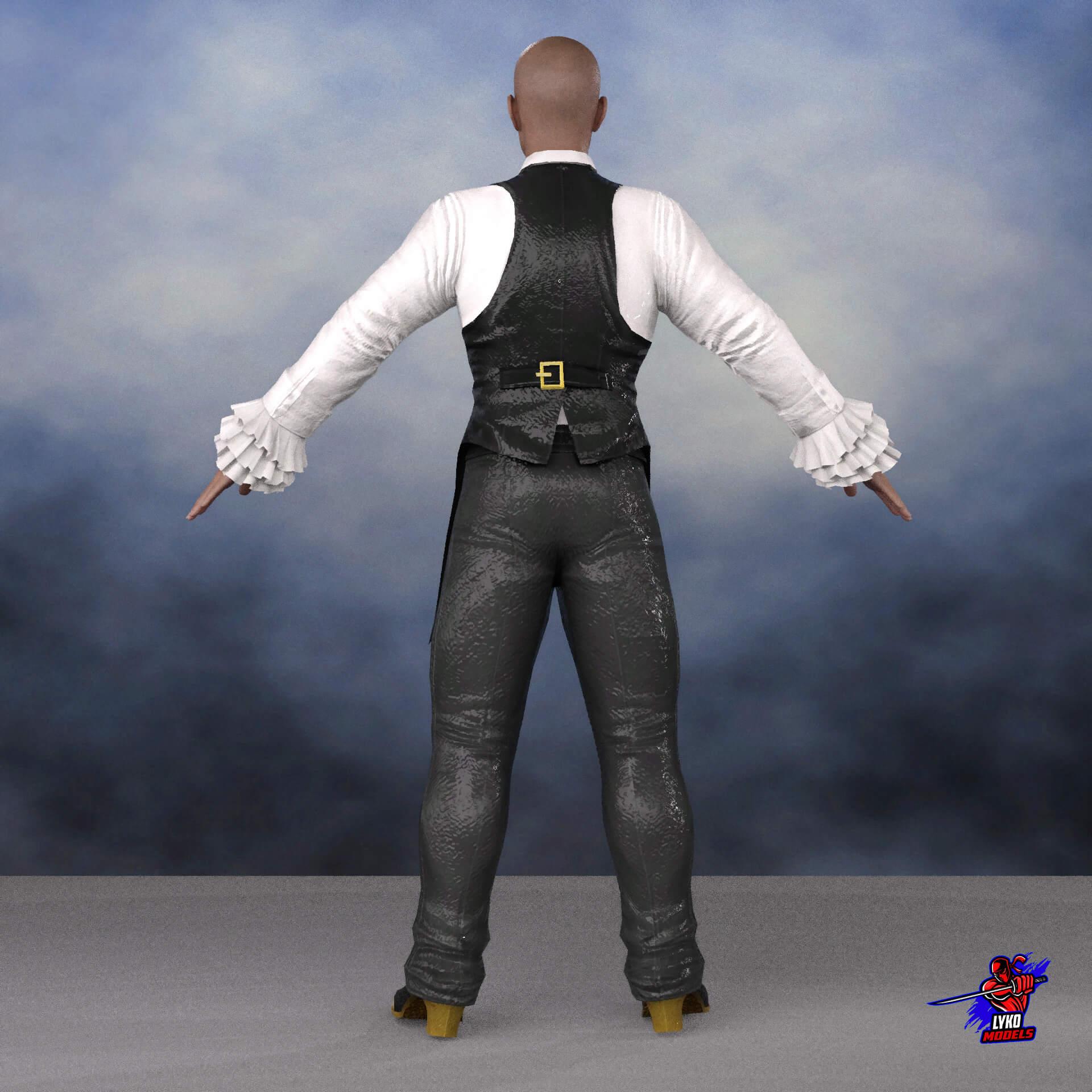 Fancy Pants Outfit for G8M - Daz Content by LykoModels