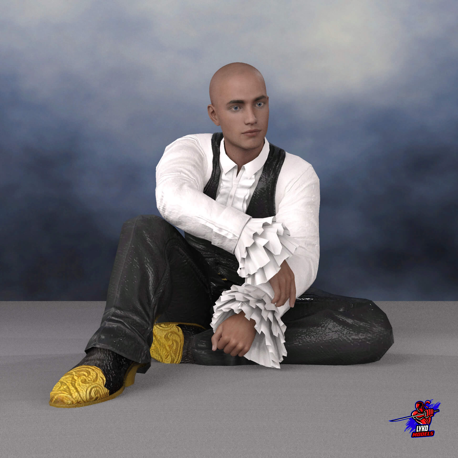 Fancy Pants Outfit for G8M - Daz Content by LykoModels