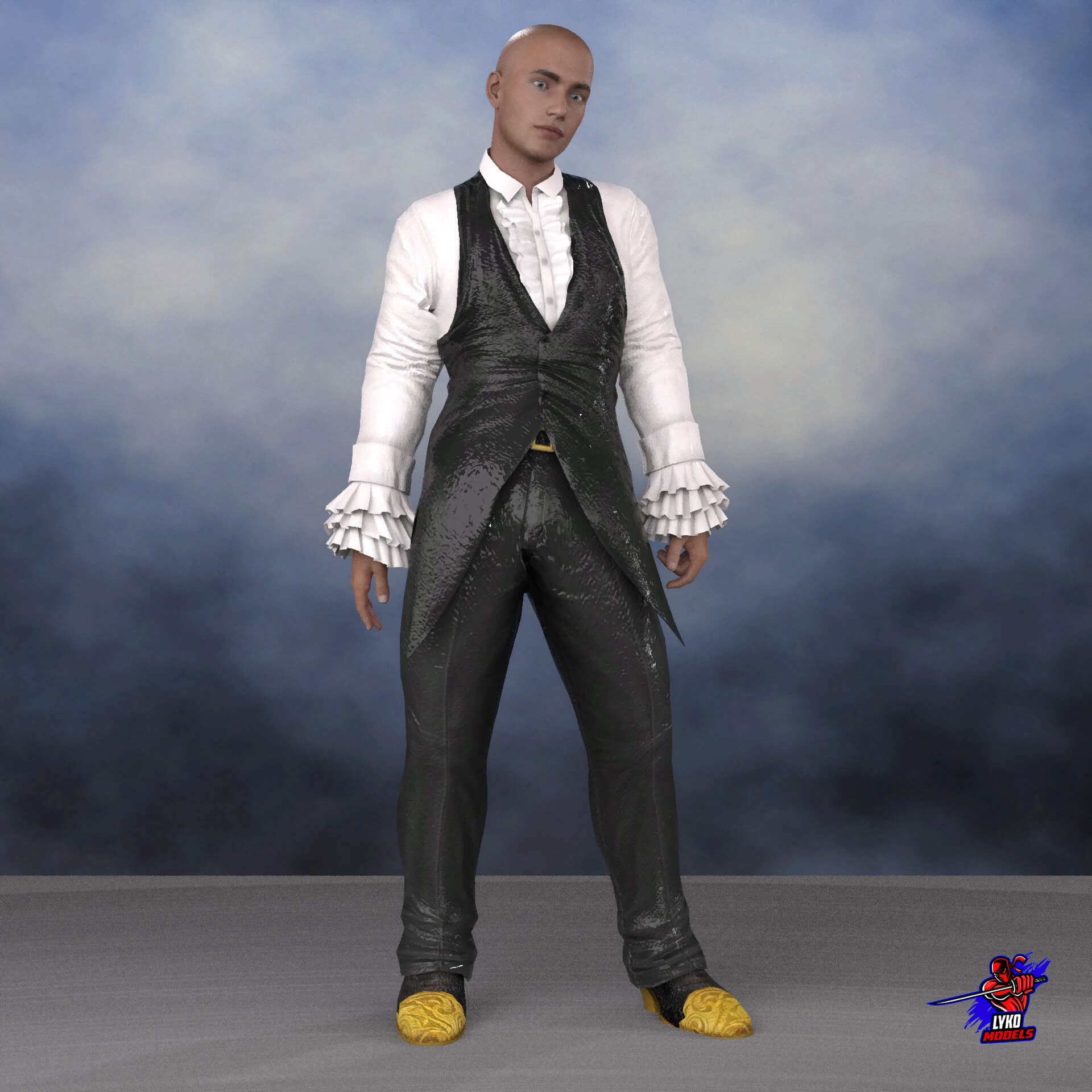 Fancy Pants Outfit for G8M - Daz Content by LykoModels