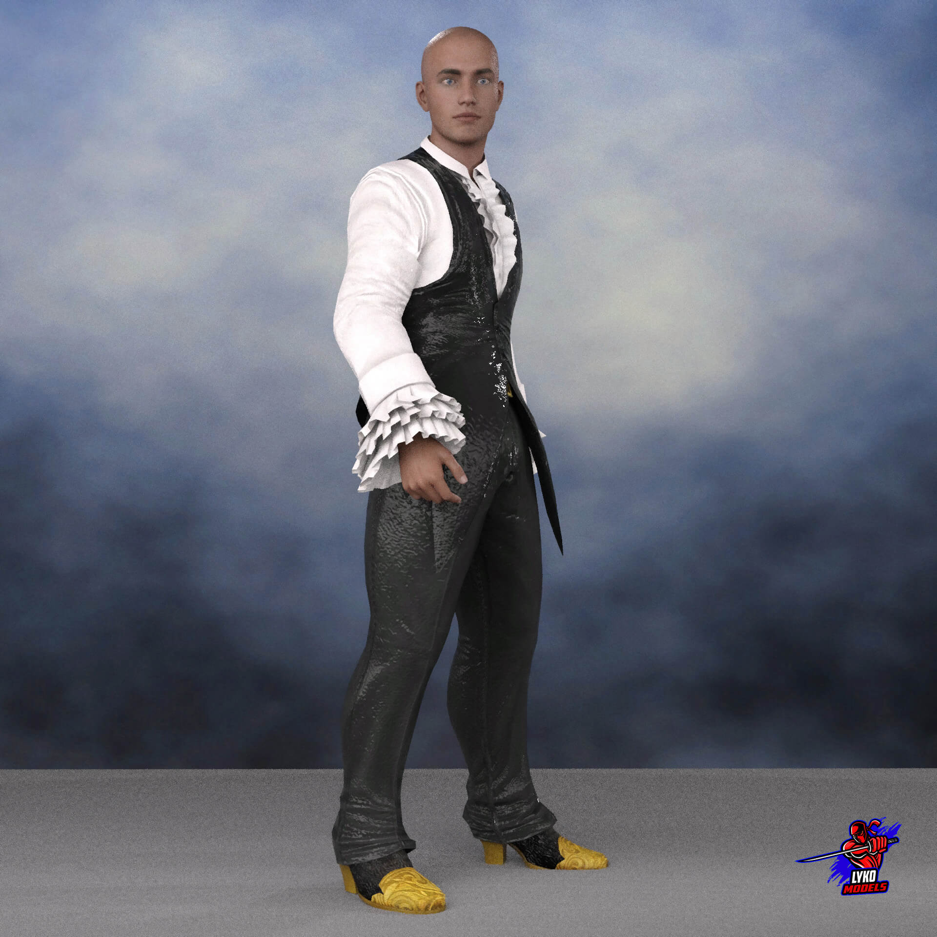 Fancy Pants Outfit for G8M - Daz Content by LykoModels