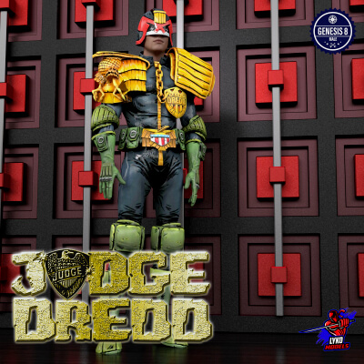Judge Dredd Comic Outfit for Genesis 8 Male by LykoModels