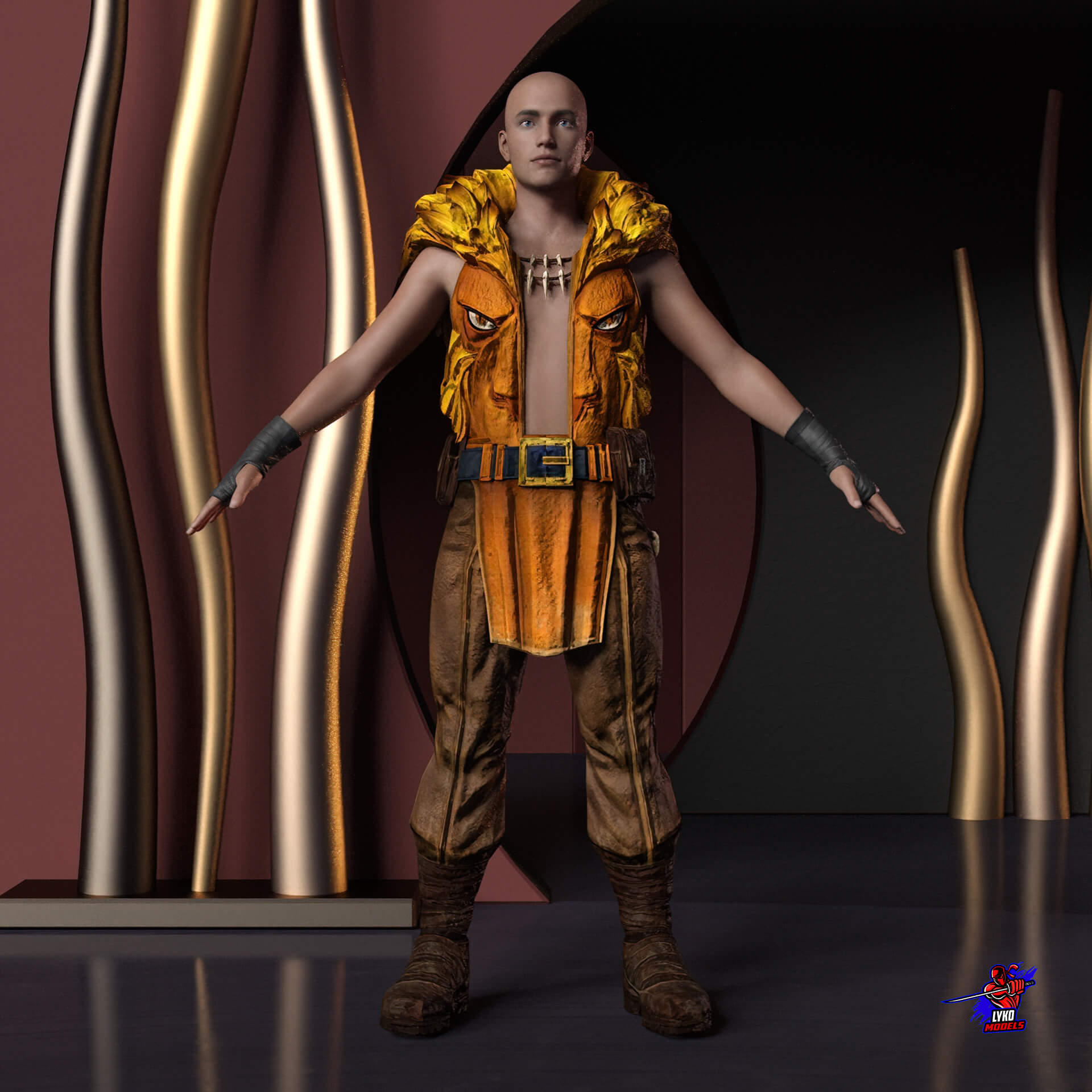 Kraven The Hunter Comic Outfit for G8M - Daz Content by LykoModels