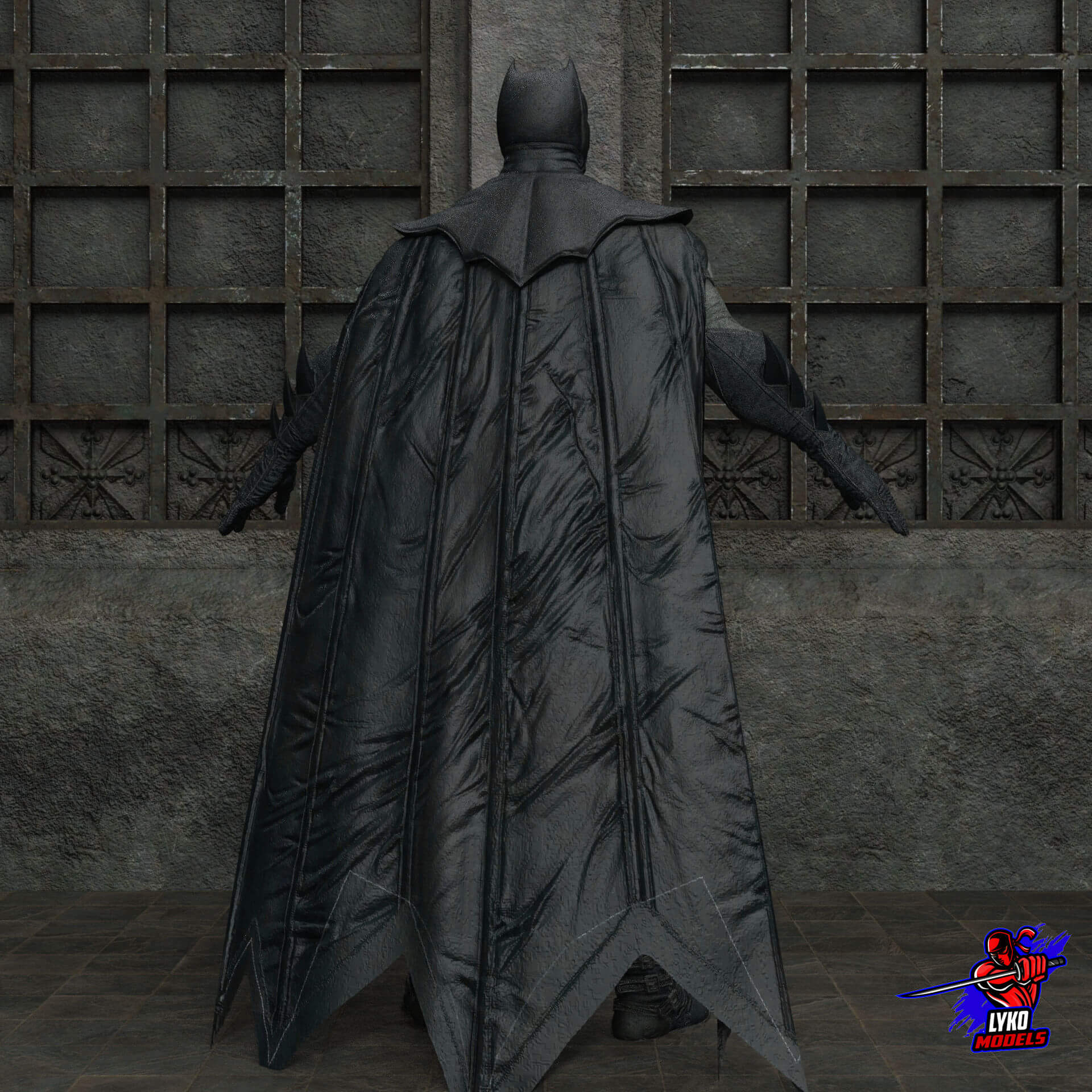 Lyko3D Batman Noel Outfit for G8M - Daz Content by LykoModels