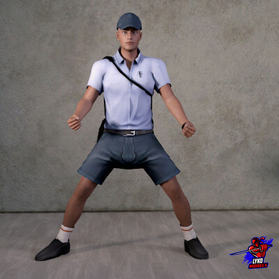 Mail Man Uniform 1014 Outfit for G8M by LykoModels