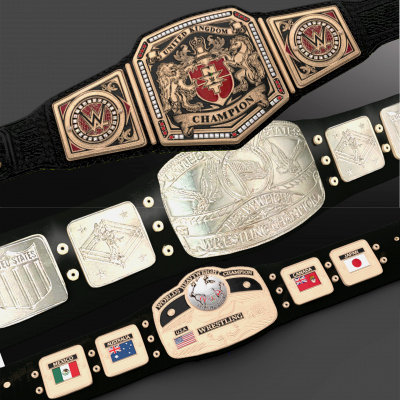 Lyko3D Pro Wrestling Championship Commission Bundle by LykoModels