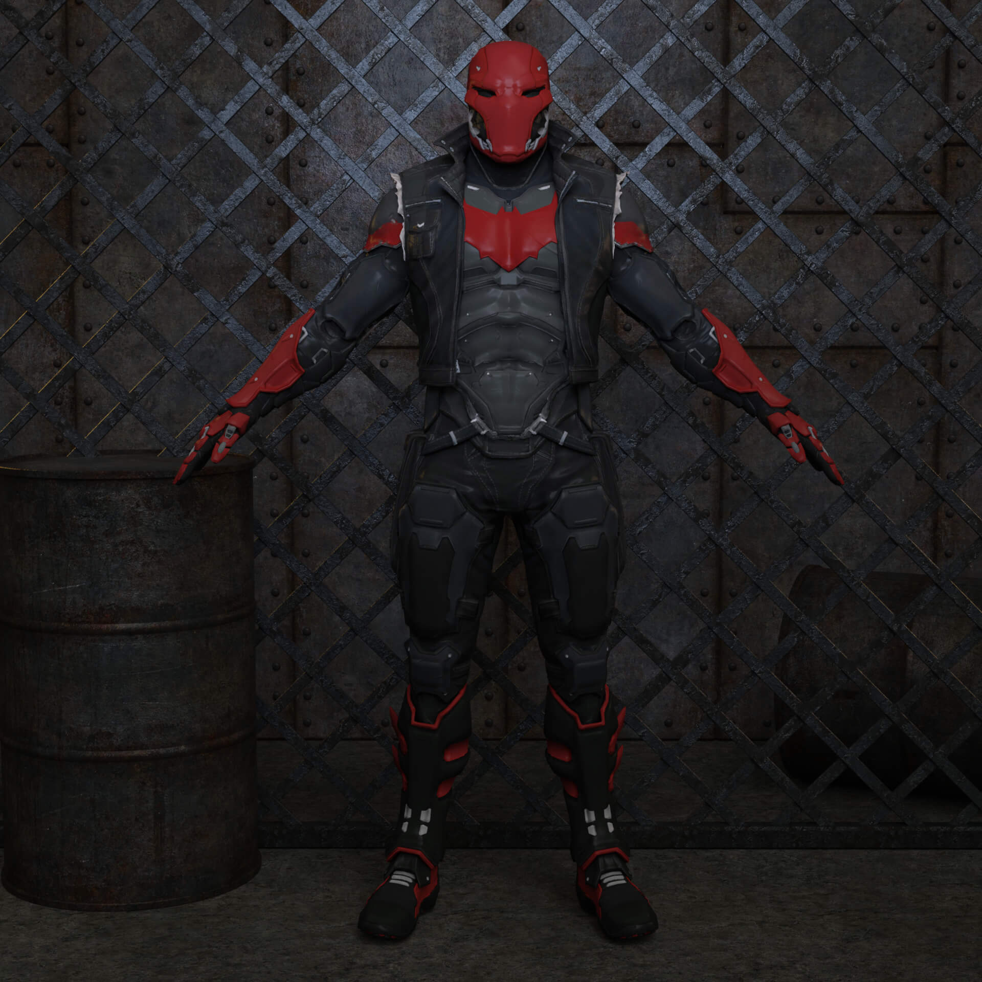 Lyko3D Red Hood Titan Outfit for G8M - Daz Content by LykoModels
