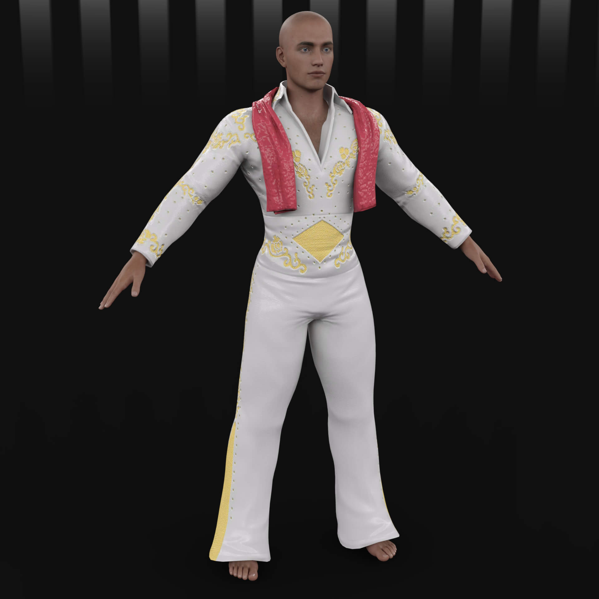Lyko3D The King Outfit 02012 for G8M - Daz Content by LykoModels