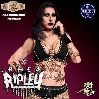 WWE Rhea Ripley 2026 G8F Full Character by LykoModels