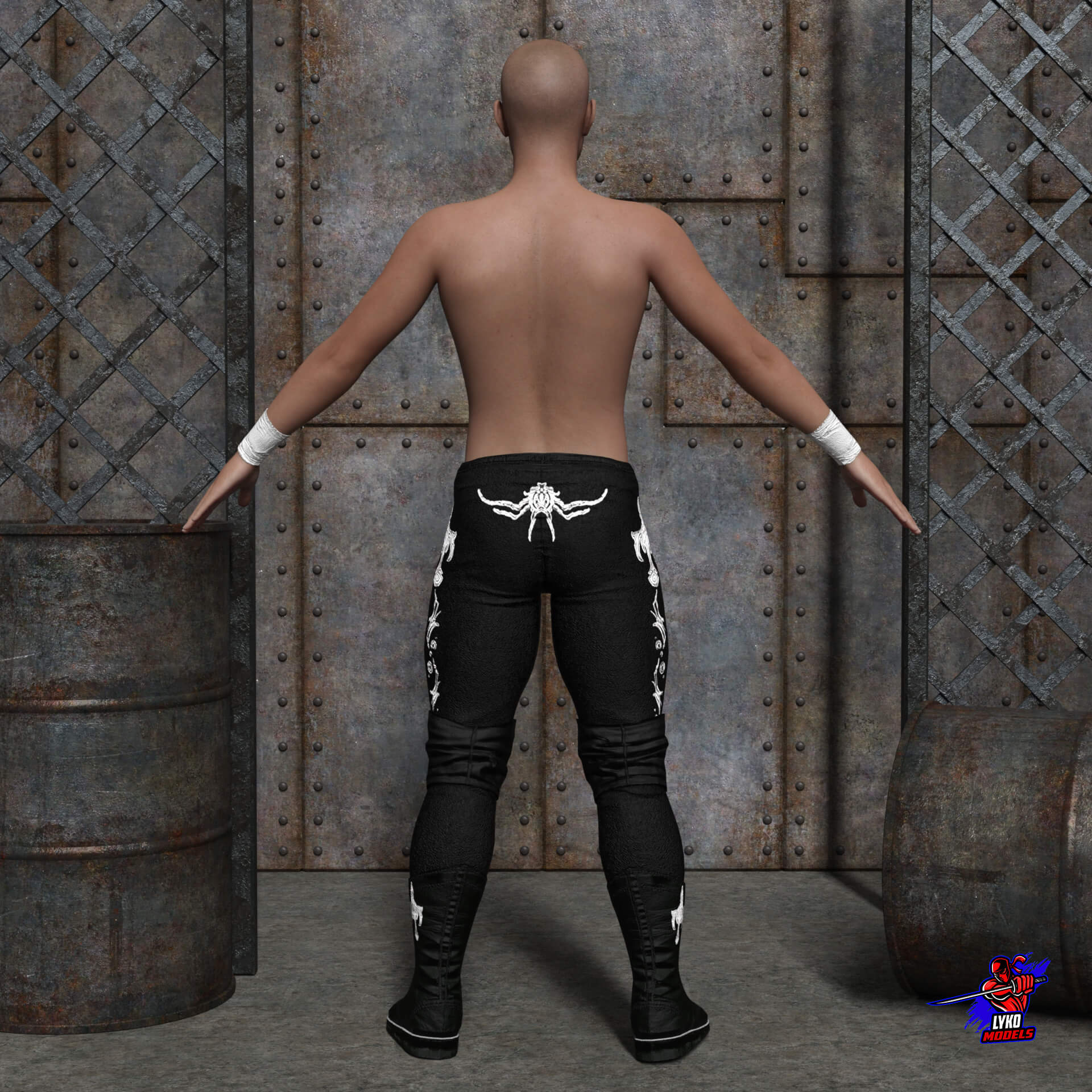 Pro Wrestler 1 Outfit for G8M - Daz Content by LykoModels