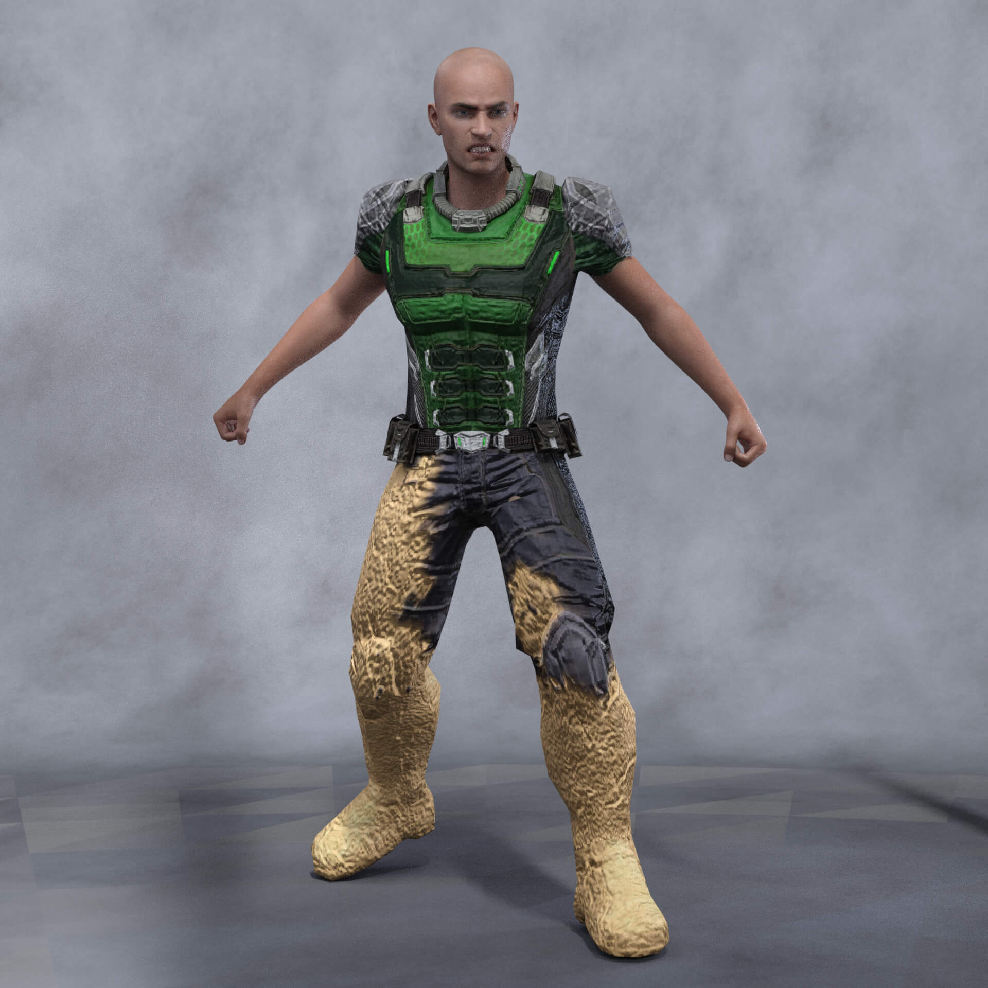 Tactical Sandman Outfit for G8M - Daz Content by LykoModels