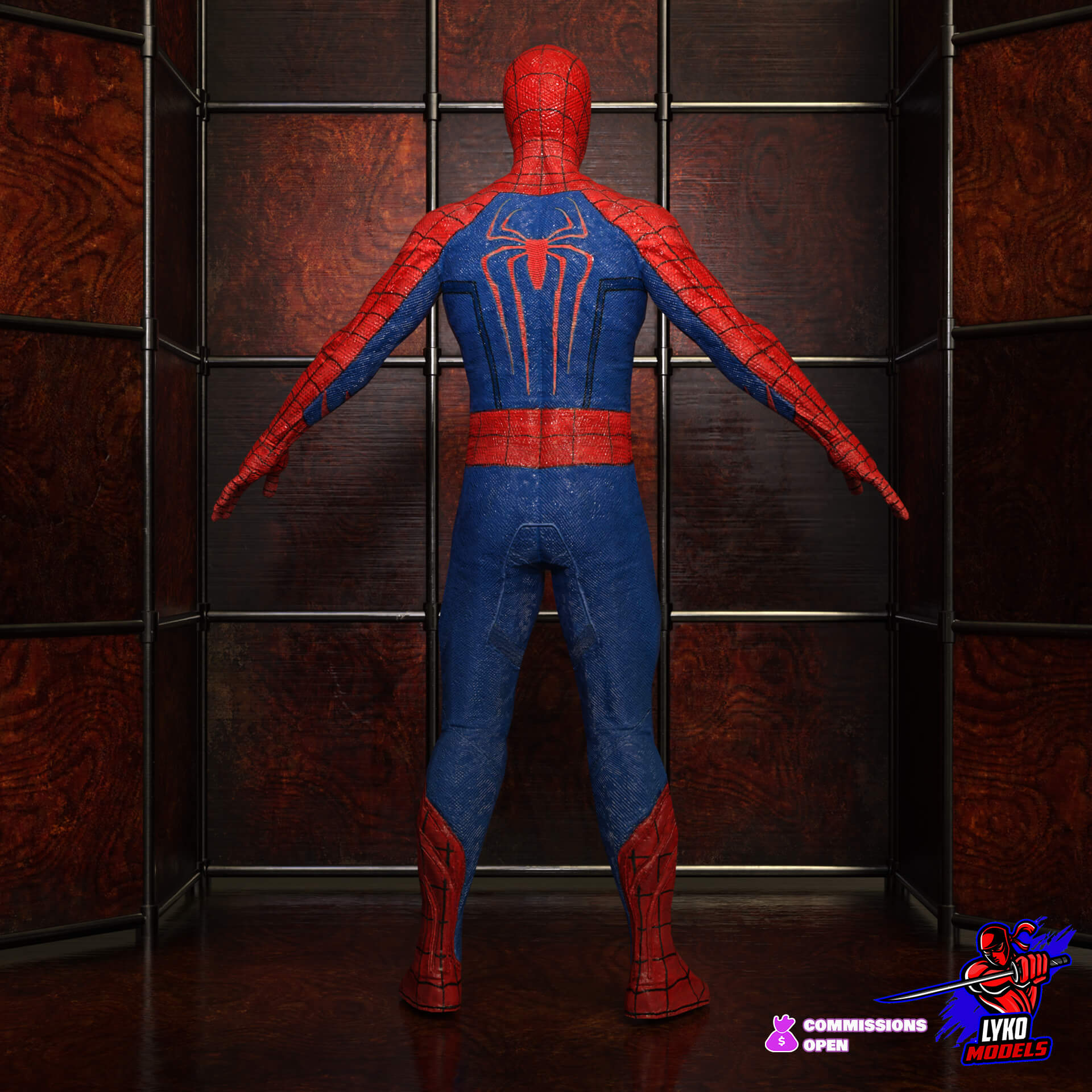 The Spectacular SpiderMan Outfit for G8M Daz Content by LykoModels