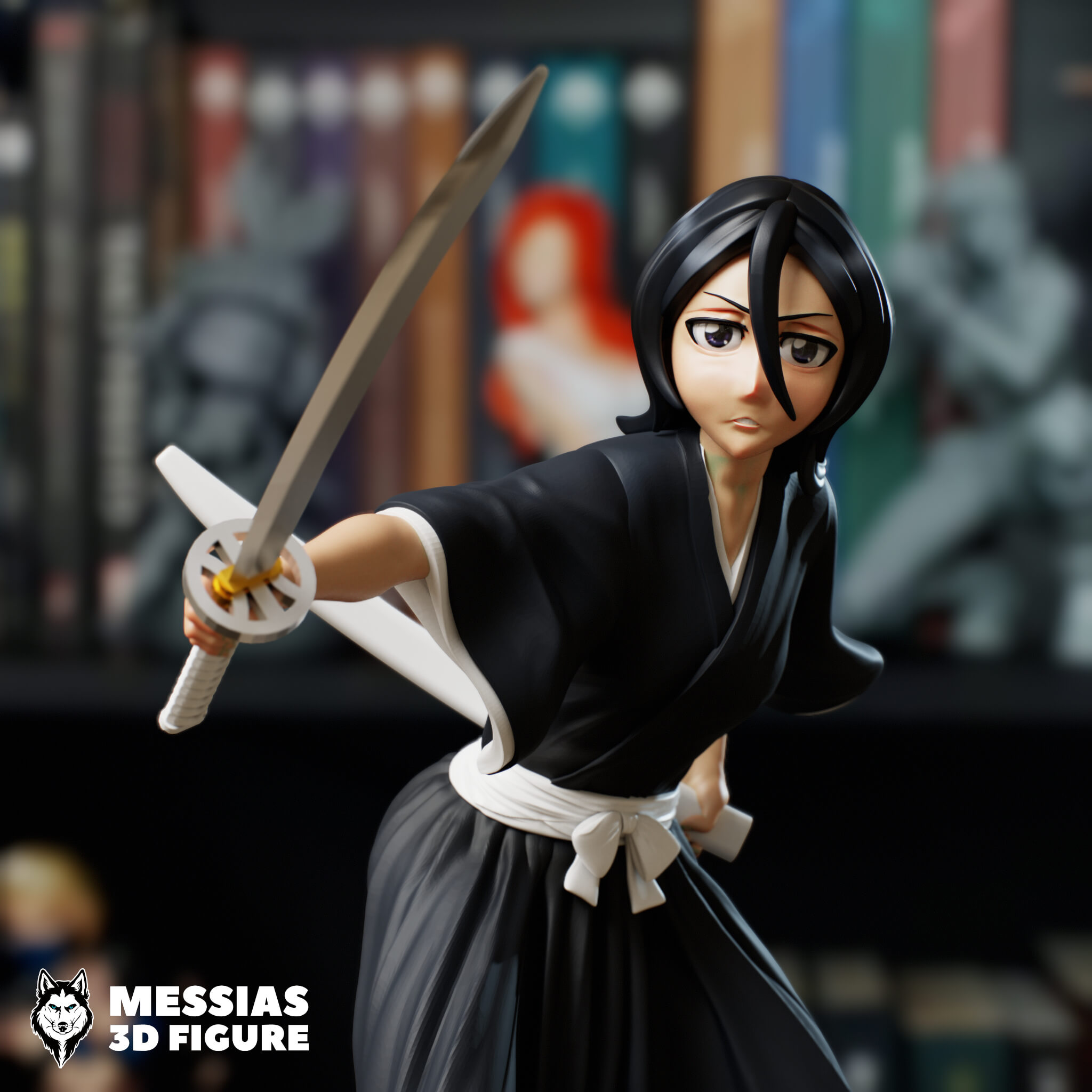 Rukia Bleach - 3D Model by M2SO