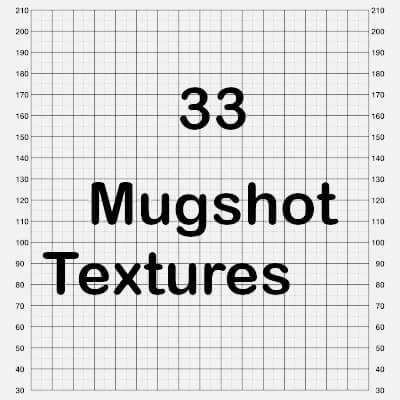 33 Mugshot Textures for Metrical Tables MR