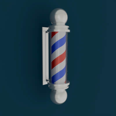 Barber Pole low poly
