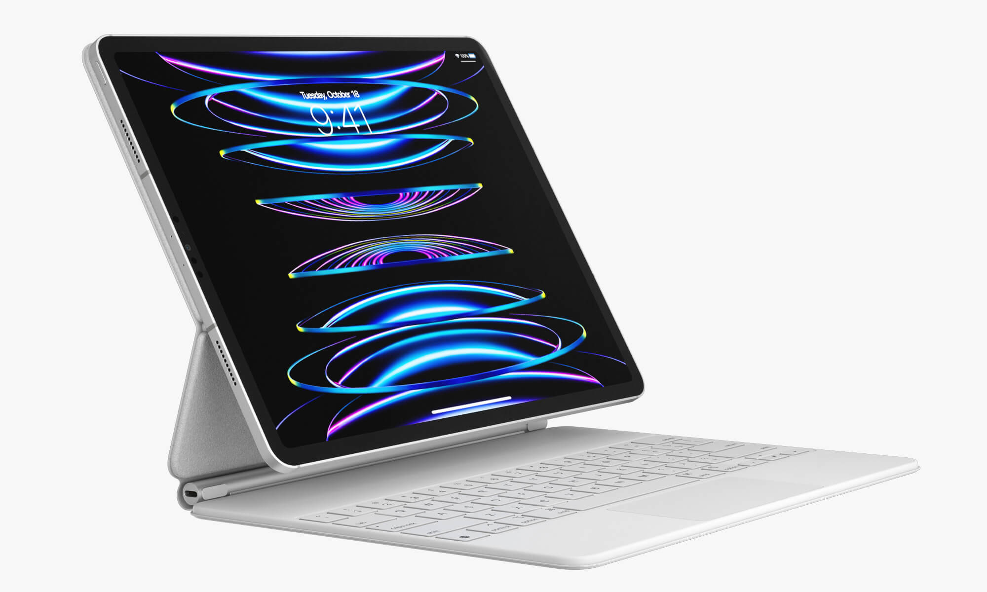 Apple iPad Pro 12.9Inch M2 and Magic Keyboard 3D Model by madMIX