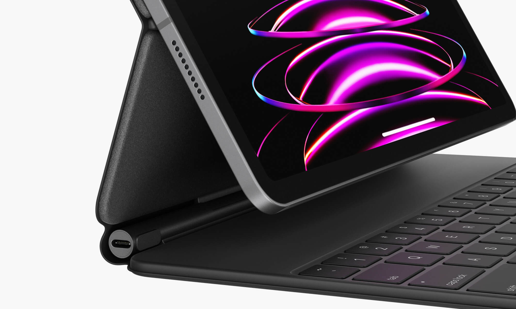 Apple iPad Pro 12.9Inch M2 and Magic Keyboard 3D Model by madMIX