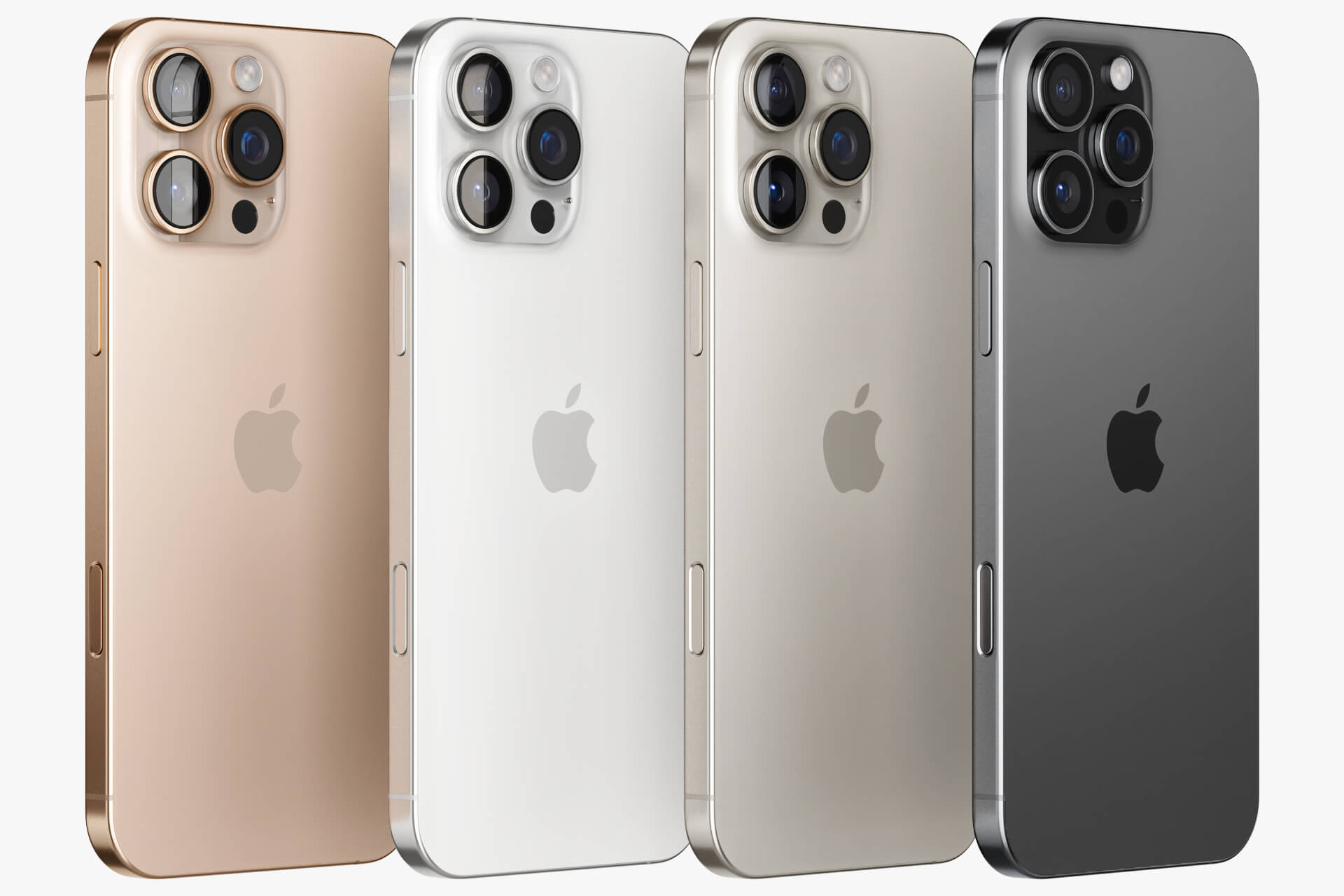 Apple IPhone 16 Pro Max All Colors 3D Model By MadMIX