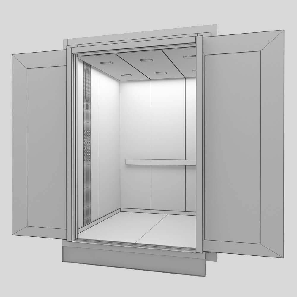 Elevator Kone MonoSpace 700 (KDS 50) 3D Model by madMIX